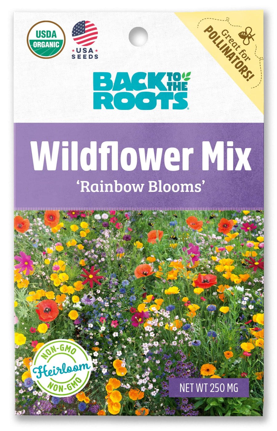Back To The Root Wildflower Mix 'Rainbow Blooms' - LGC