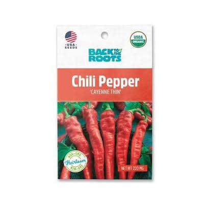 Back to the Roots Pepper 'Cayenne Thin Chili' - LGC