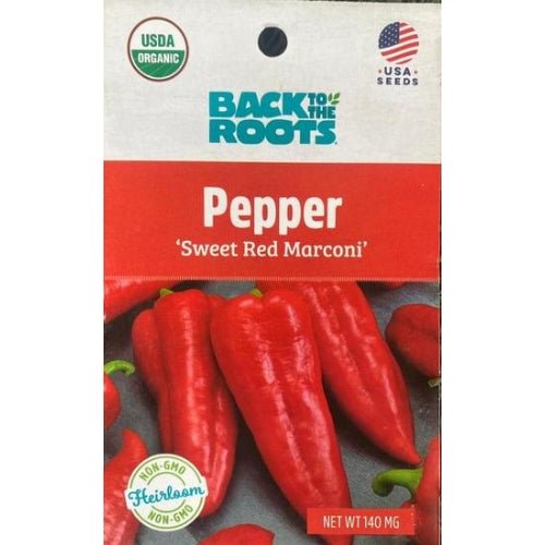 Back To The Roots Pepper "Sweet Red Marconi" Seeds - LGC