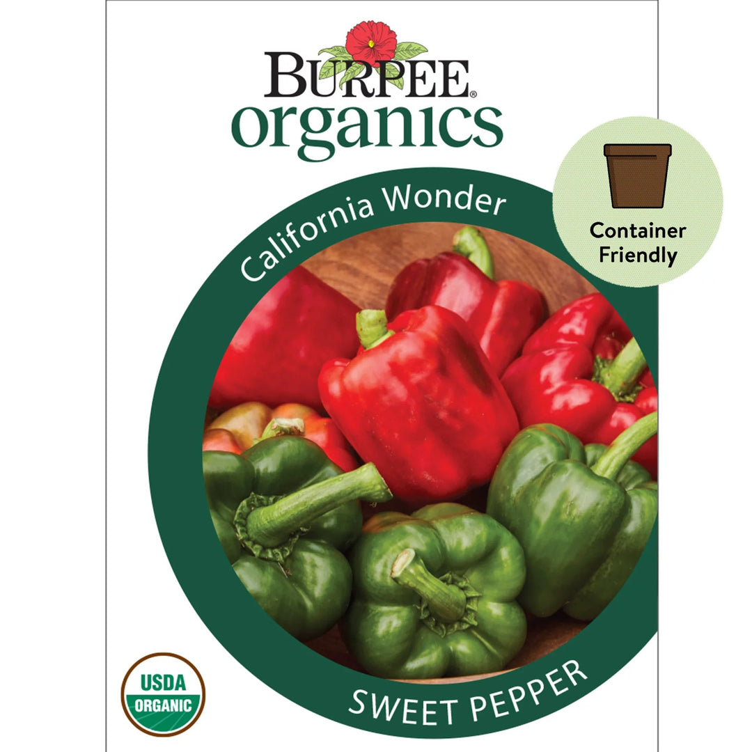 Burpee Organics Sweet Pepper 'California Wonder' - LGC