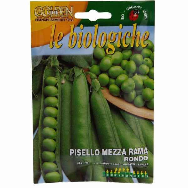Golden Line Pisello Mezza Rama Rondo Peas Seeds - LGC