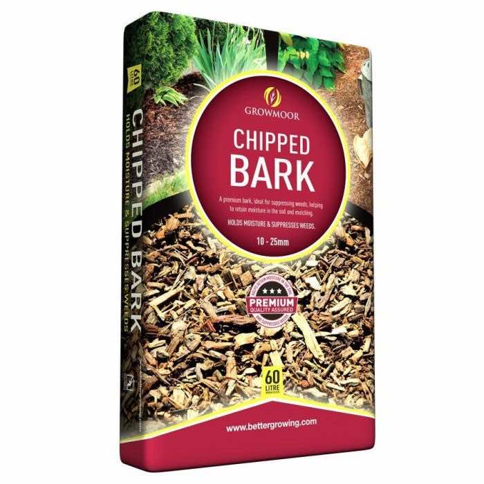 Growmoor Chipped Bark 60ltrs - LGC