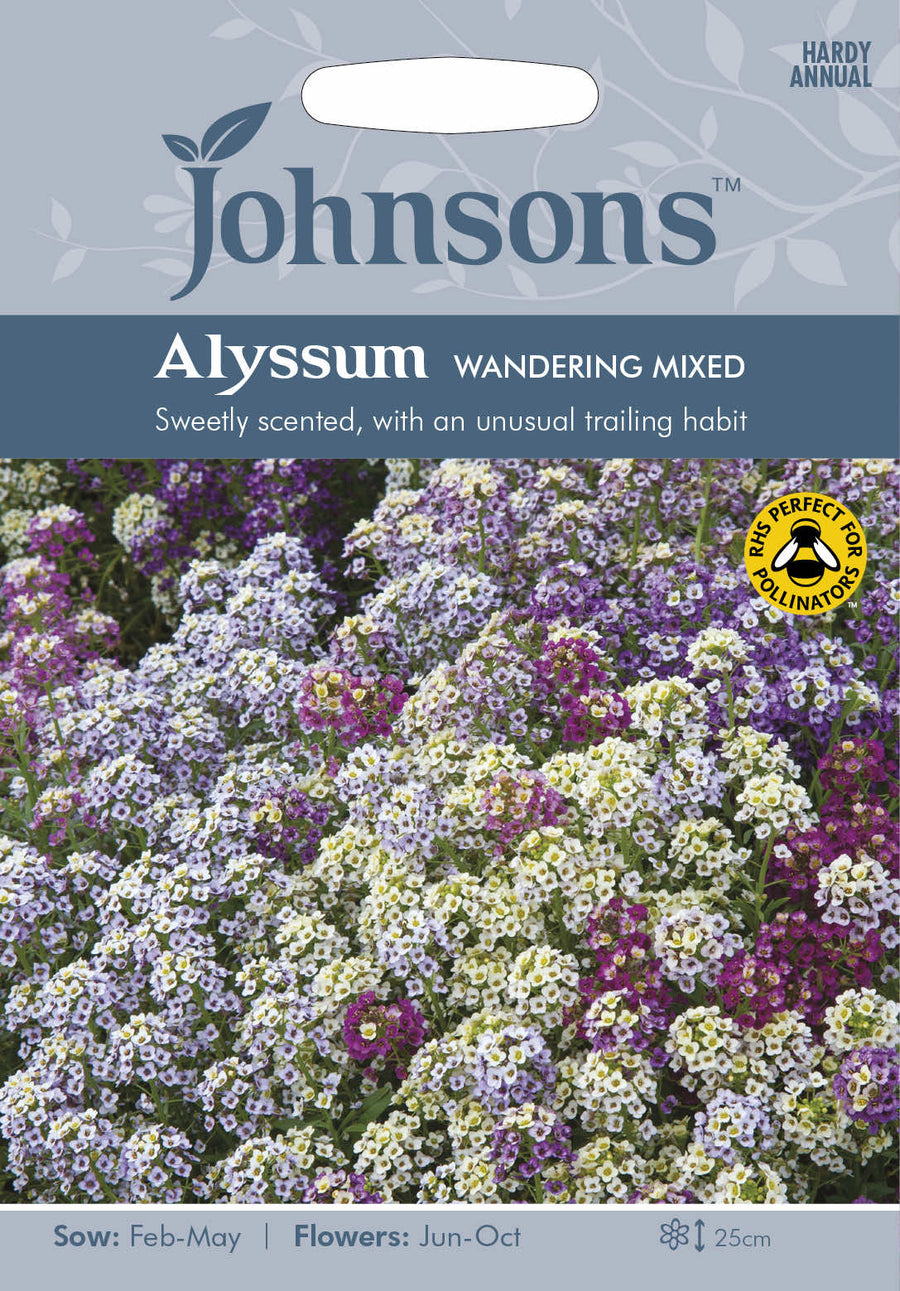 Johnsons ALYSSUM Wandering Mixed - LGC