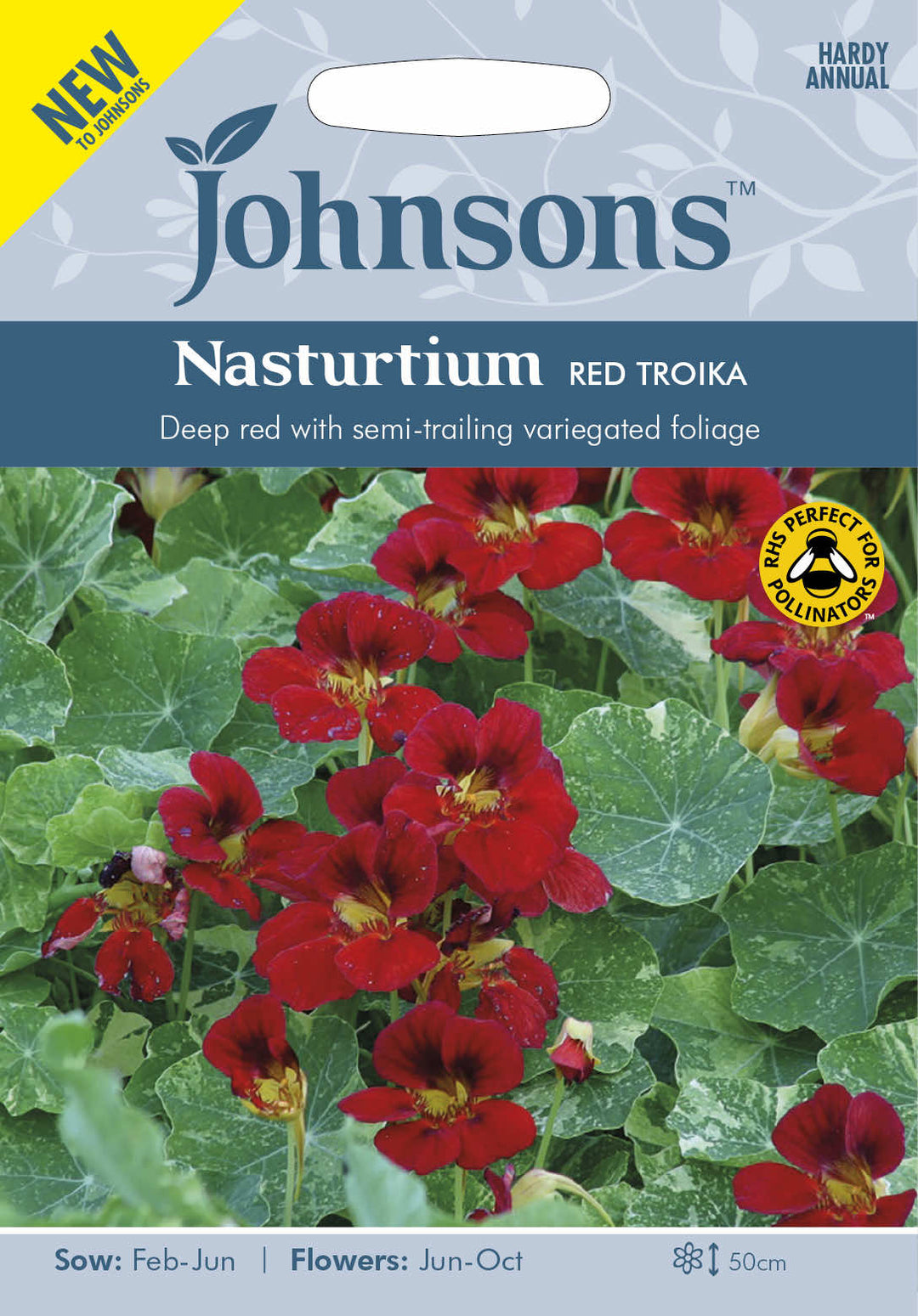 Johnsons NASTURTIUM Red Troika - LGC