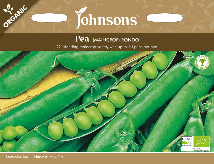 Johnsons PEA Rondo (ORGANIC SEED) Seeds - LGC