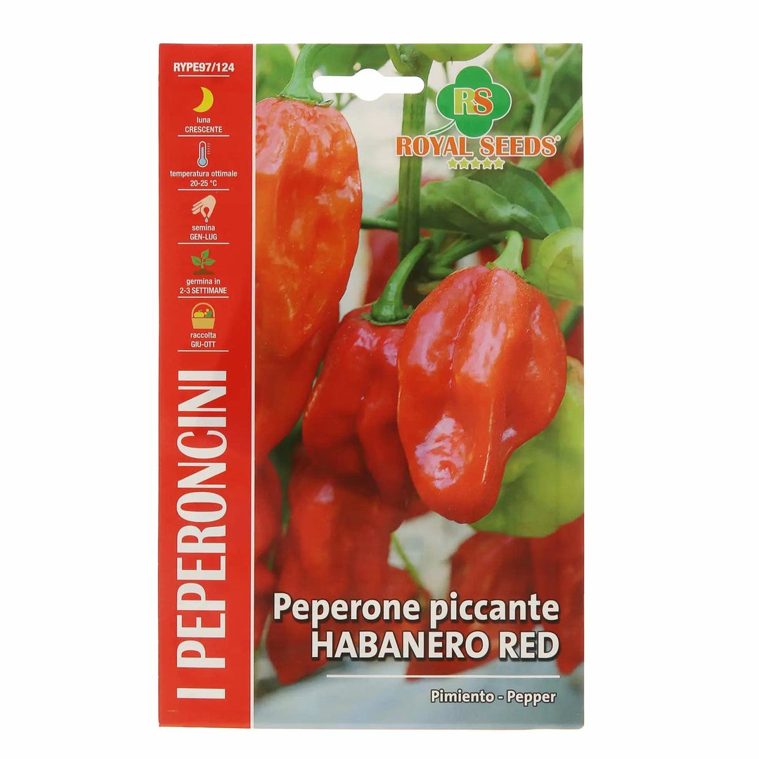 Royal Seeds Peperone Piccante Habanero Red Pepper - LGC