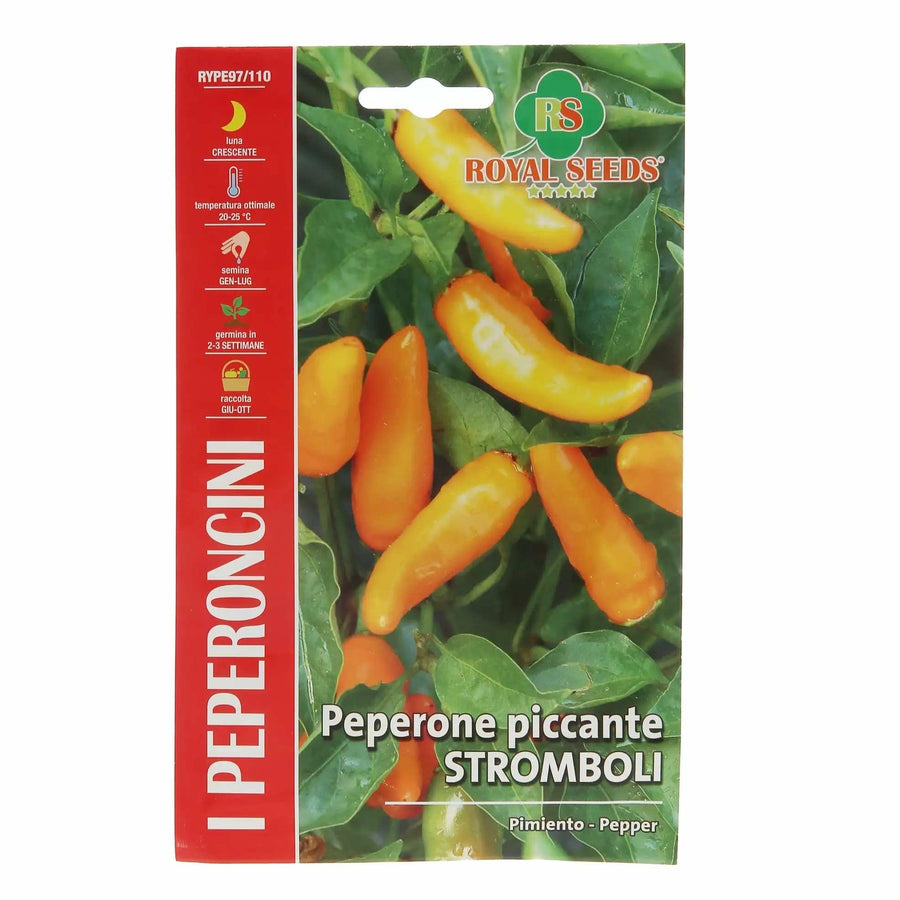 Royal Seeds Peperone Piccante Stromboli Pepper - LGC